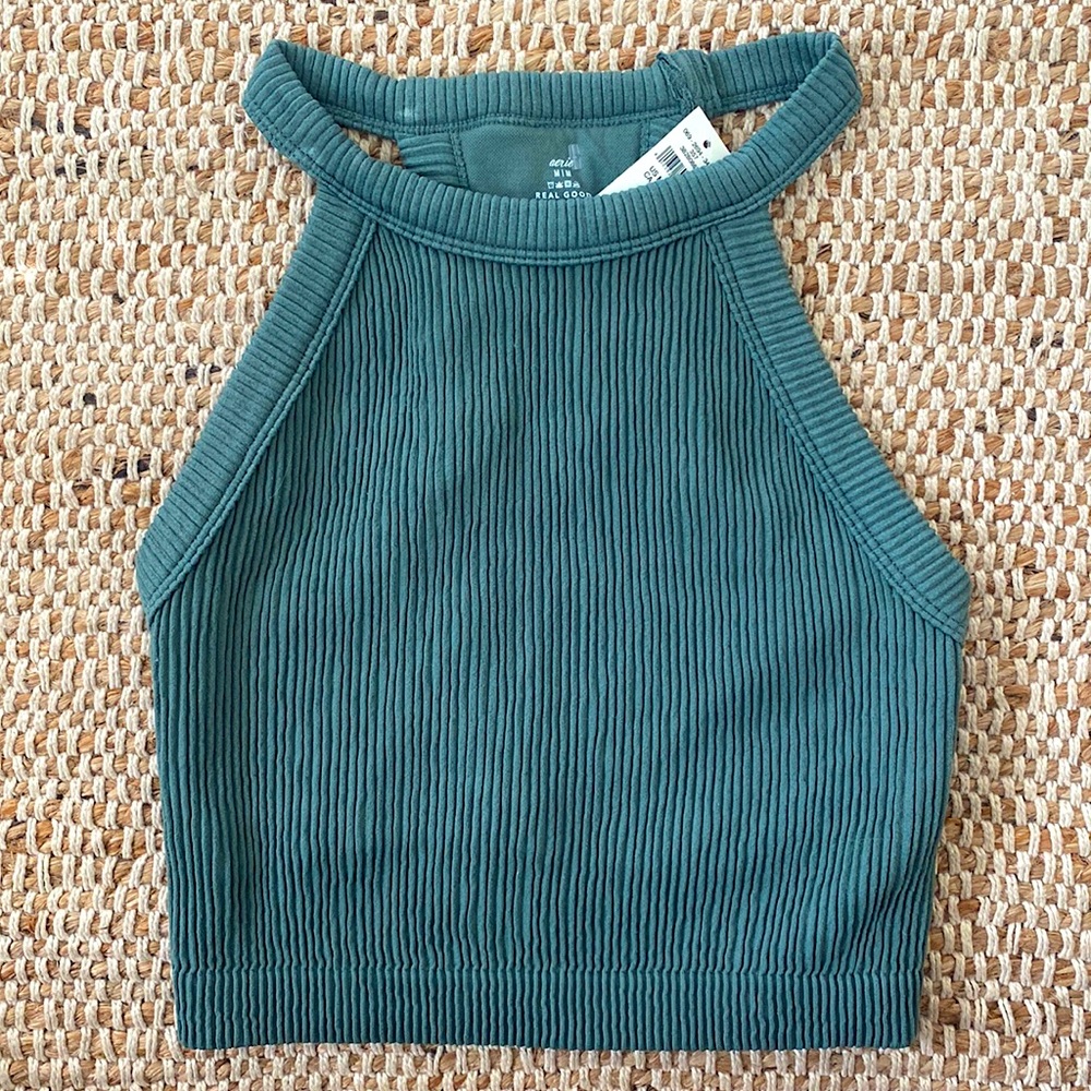 Aerie Seamless High Neck Bra Top SIZE MEDIUM NEW WITH TAGS